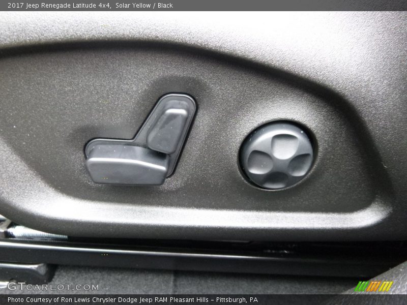 Solar Yellow / Black 2017 Jeep Renegade Latitude 4x4