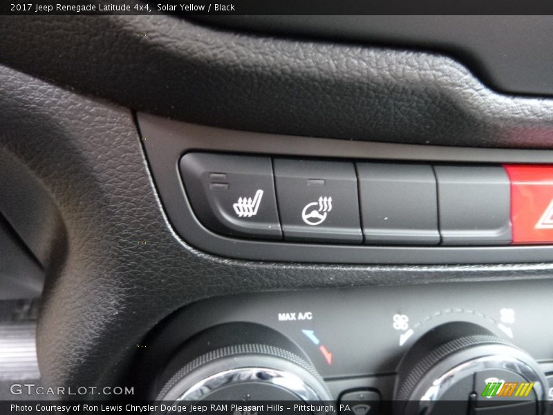 Solar Yellow / Black 2017 Jeep Renegade Latitude 4x4
