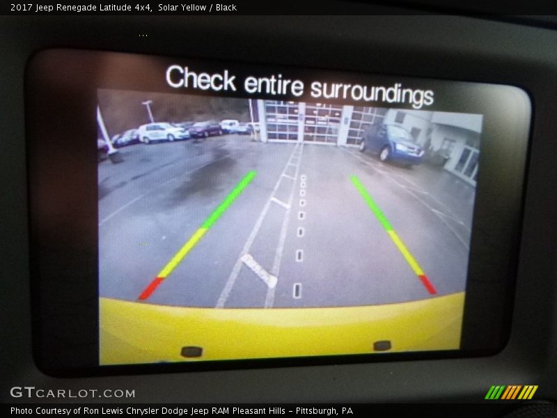 Solar Yellow / Black 2017 Jeep Renegade Latitude 4x4
