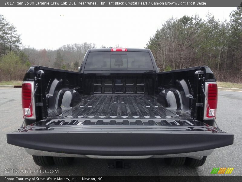 Brilliant Black Crystal Pearl / Canyon Brown/Light Frost Beige 2017 Ram 3500 Laramie Crew Cab Dual Rear Wheel