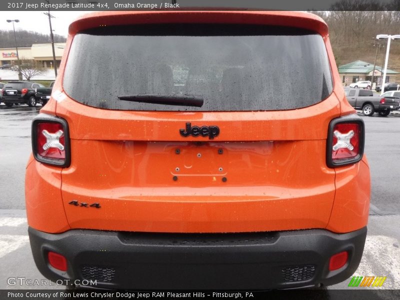 Omaha Orange / Black 2017 Jeep Renegade Latitude 4x4
