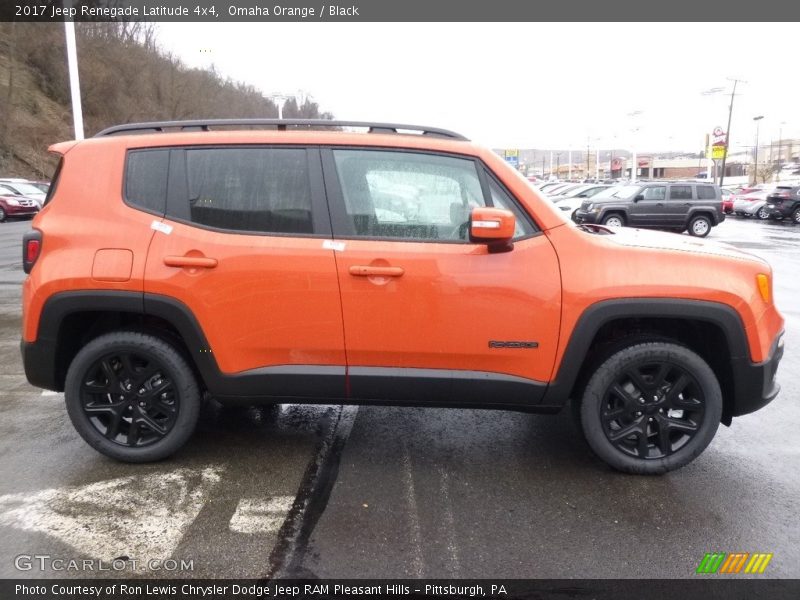 Omaha Orange / Black 2017 Jeep Renegade Latitude 4x4