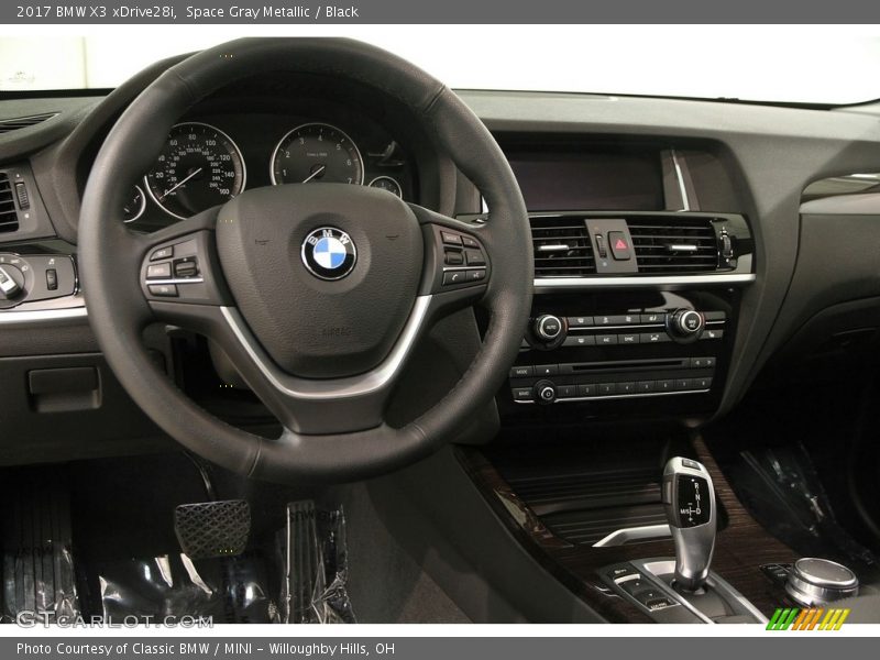 Space Gray Metallic / Black 2017 BMW X3 xDrive28i