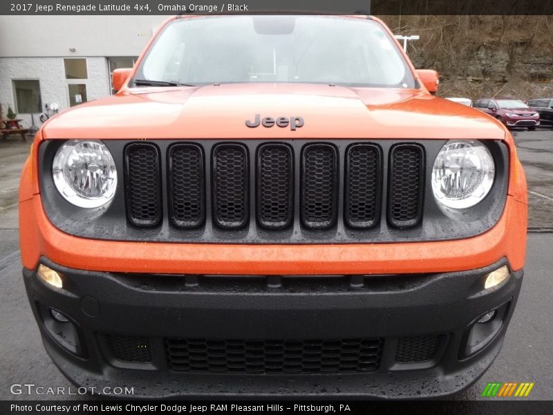 Omaha Orange / Black 2017 Jeep Renegade Latitude 4x4