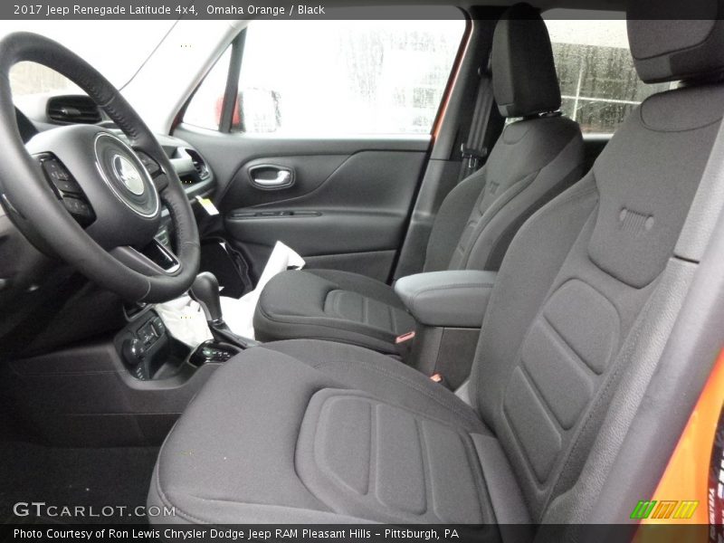 Omaha Orange / Black 2017 Jeep Renegade Latitude 4x4