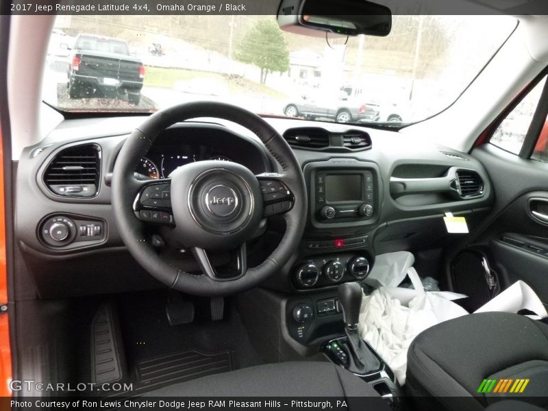 Omaha Orange / Black 2017 Jeep Renegade Latitude 4x4