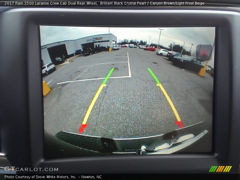 Brilliant Black Crystal Pearl / Canyon Brown/Light Frost Beige 2017 Ram 3500 Laramie Crew Cab Dual Rear Wheel