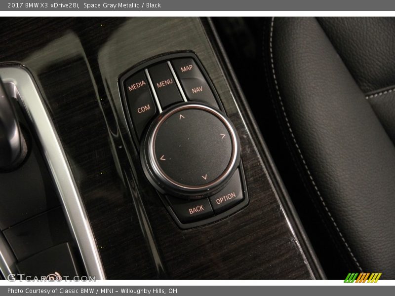 Space Gray Metallic / Black 2017 BMW X3 xDrive28i