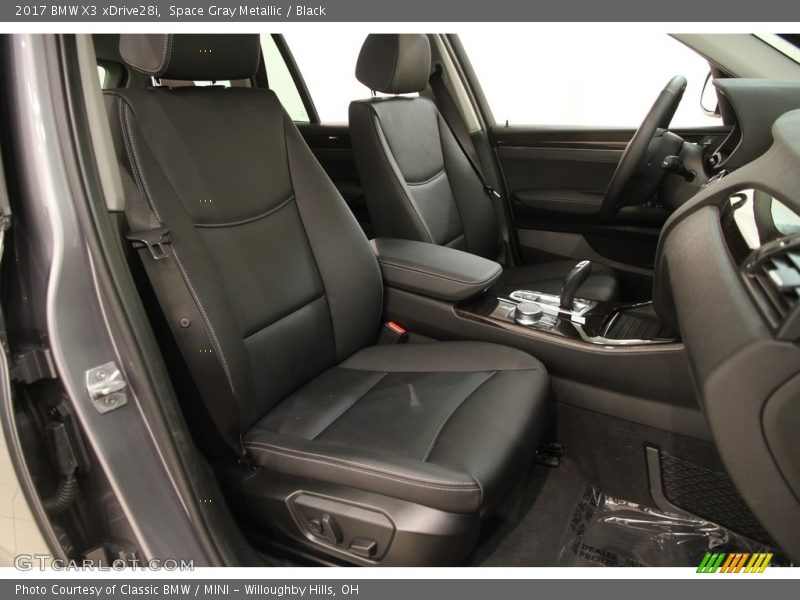 Space Gray Metallic / Black 2017 BMW X3 xDrive28i