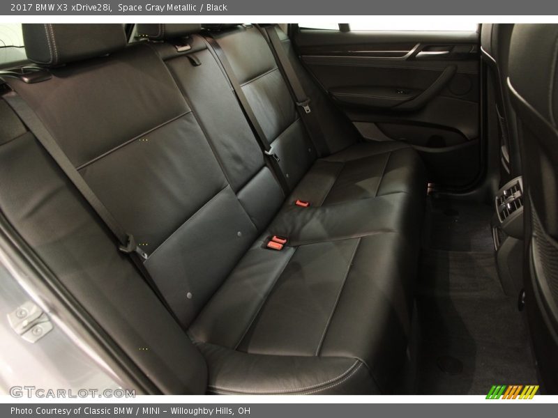 Space Gray Metallic / Black 2017 BMW X3 xDrive28i