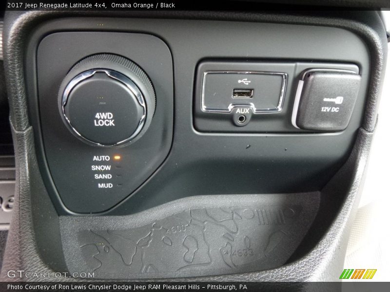 Omaha Orange / Black 2017 Jeep Renegade Latitude 4x4