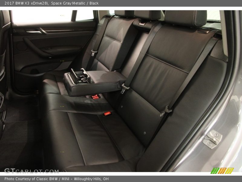 Space Gray Metallic / Black 2017 BMW X3 xDrive28i