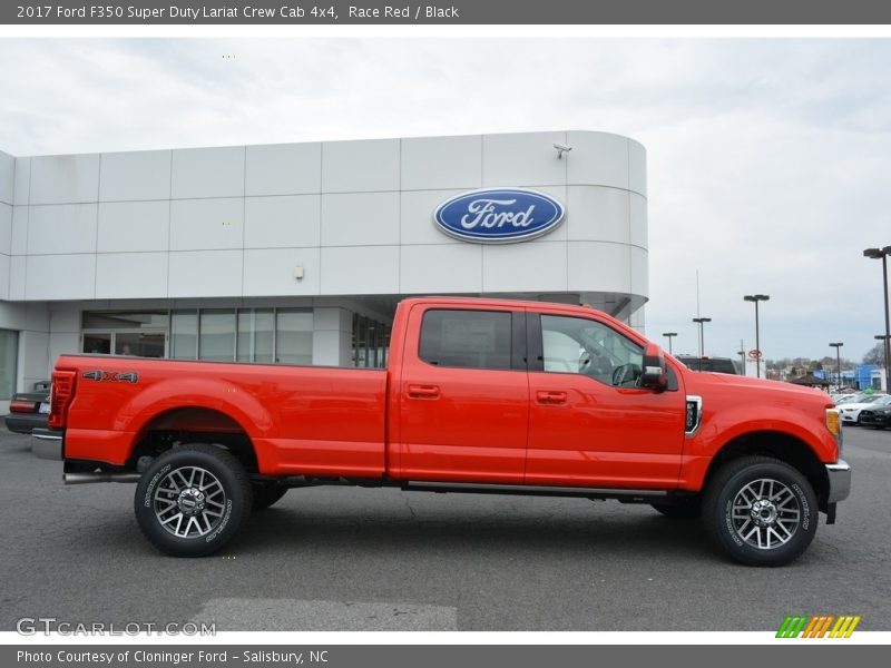 Race Red / Black 2017 Ford F350 Super Duty Lariat Crew Cab 4x4