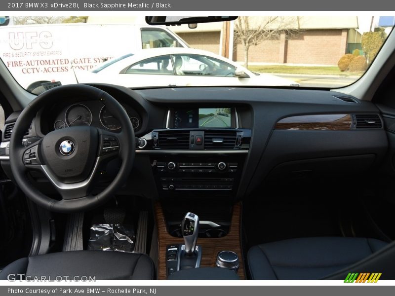 Black Sapphire Metallic / Black 2017 BMW X3 xDrive28i