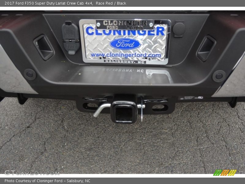 Race Red / Black 2017 Ford F350 Super Duty Lariat Crew Cab 4x4