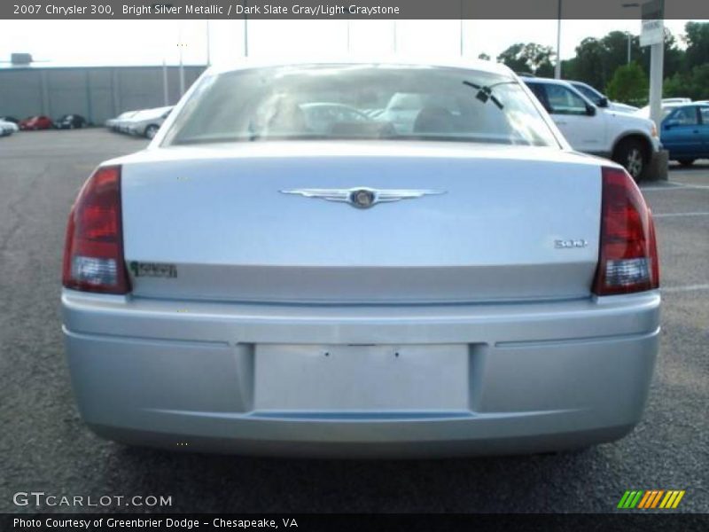 Bright Silver Metallic / Dark Slate Gray/Light Graystone 2007 Chrysler 300