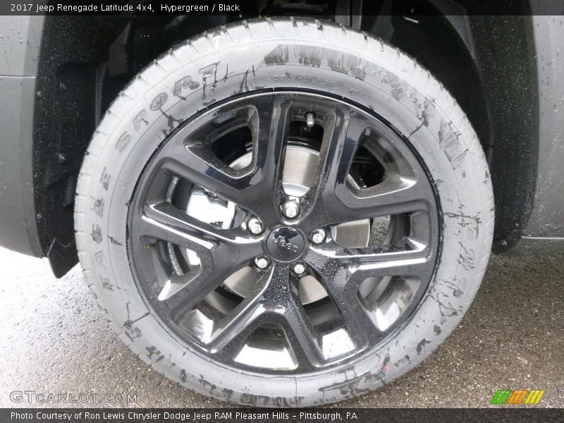 Hypergreen / Black 2017 Jeep Renegade Latitude 4x4