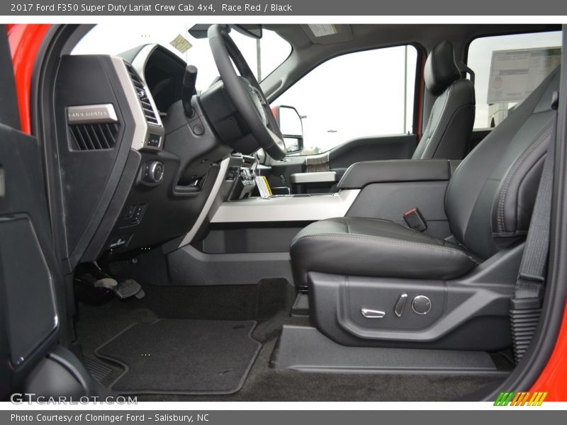 Race Red / Black 2017 Ford F350 Super Duty Lariat Crew Cab 4x4