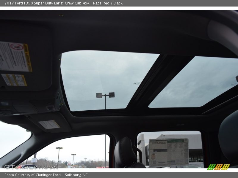 Race Red / Black 2017 Ford F350 Super Duty Lariat Crew Cab 4x4