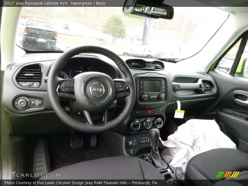 Hypergreen / Black 2017 Jeep Renegade Latitude 4x4