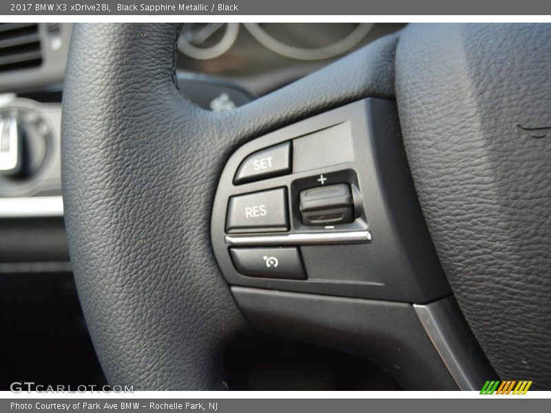 Black Sapphire Metallic / Black 2017 BMW X3 xDrive28i