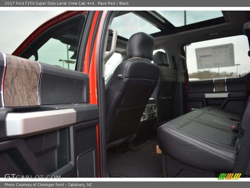 Race Red / Black 2017 Ford F350 Super Duty Lariat Crew Cab 4x4