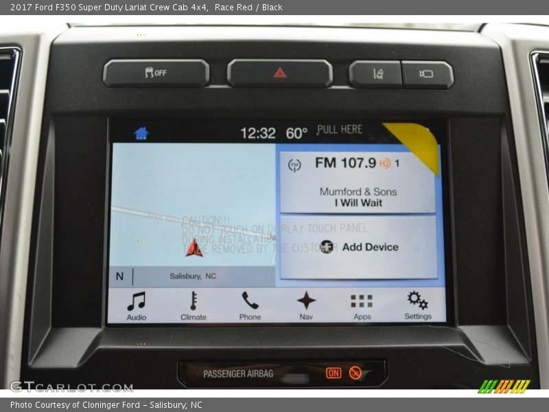 Race Red / Black 2017 Ford F350 Super Duty Lariat Crew Cab 4x4