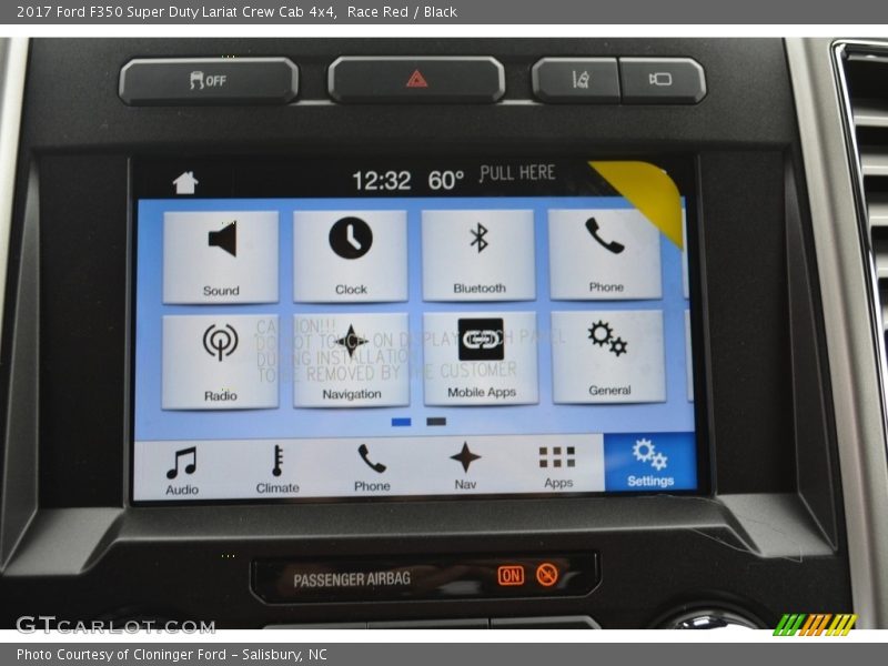Race Red / Black 2017 Ford F350 Super Duty Lariat Crew Cab 4x4