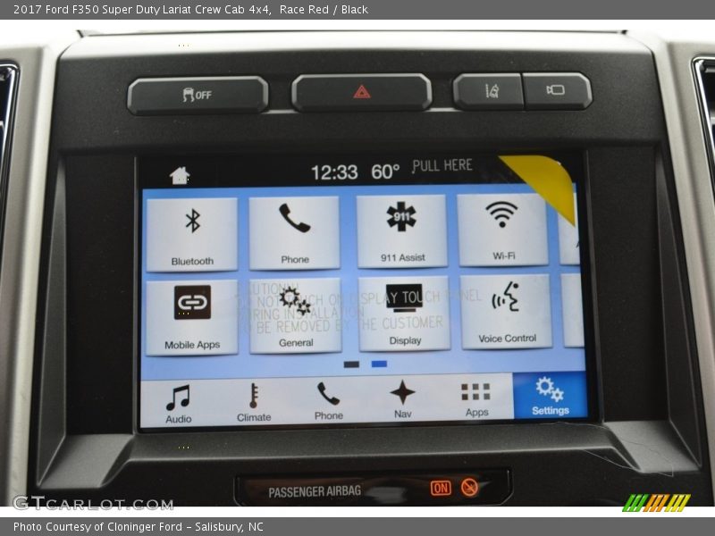 Race Red / Black 2017 Ford F350 Super Duty Lariat Crew Cab 4x4
