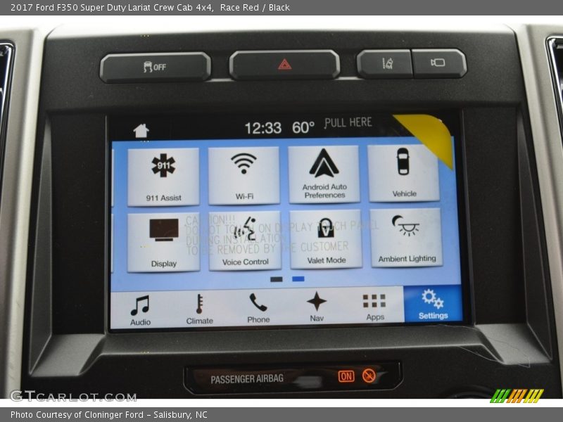 Race Red / Black 2017 Ford F350 Super Duty Lariat Crew Cab 4x4