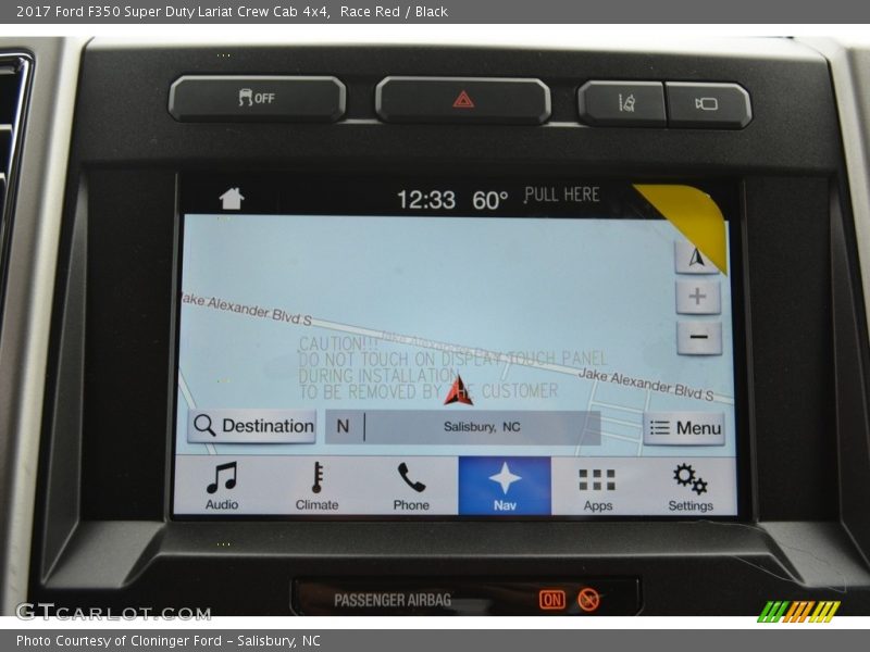 Race Red / Black 2017 Ford F350 Super Duty Lariat Crew Cab 4x4