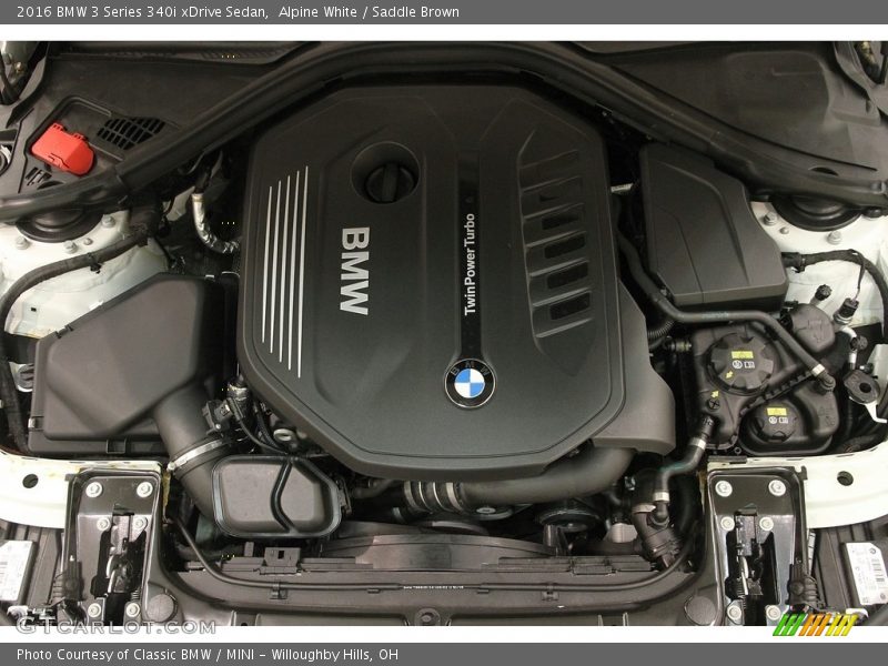  2016 3 Series 340i xDrive Sedan Engine - 3.0 Liter DI TwinPower Turbocharged DOHC 24-Valve VVT Inline 6 Cylinder