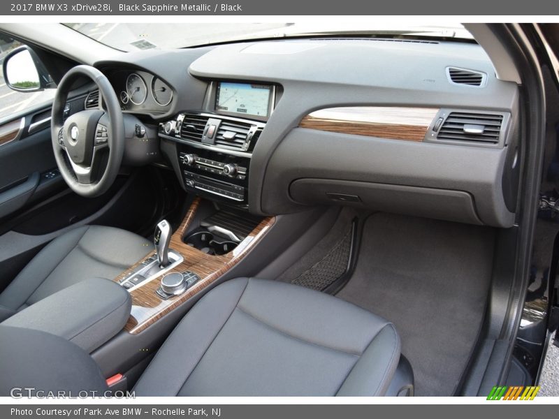 Black Sapphire Metallic / Black 2017 BMW X3 xDrive28i