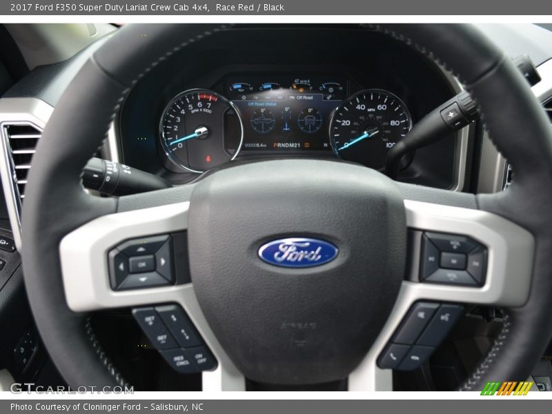 Race Red / Black 2017 Ford F350 Super Duty Lariat Crew Cab 4x4