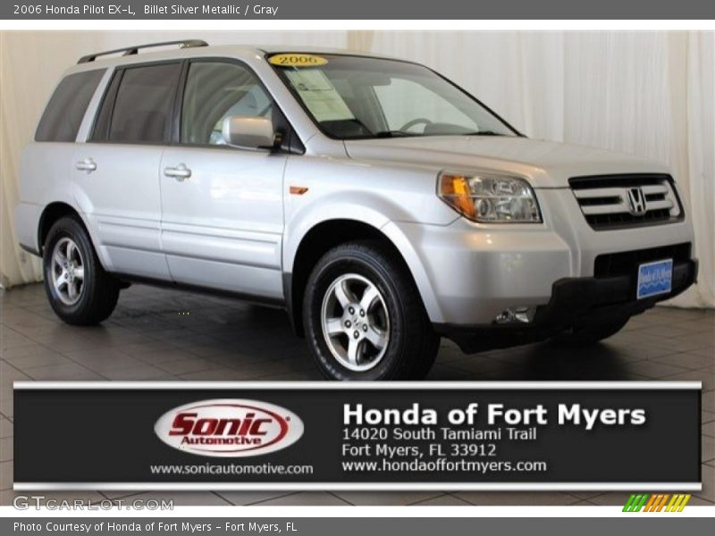 Billet Silver Metallic / Gray 2006 Honda Pilot EX-L