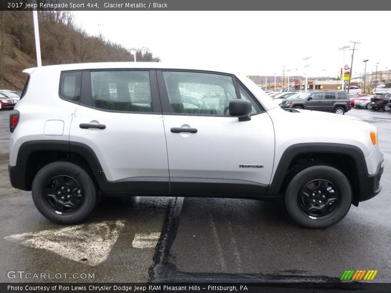 Glacier Metallic / Black 2017 Jeep Renegade Sport 4x4