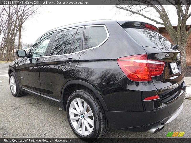 Jet Black / Oyster Nevada Leather 2011 BMW X3 xDrive 28i