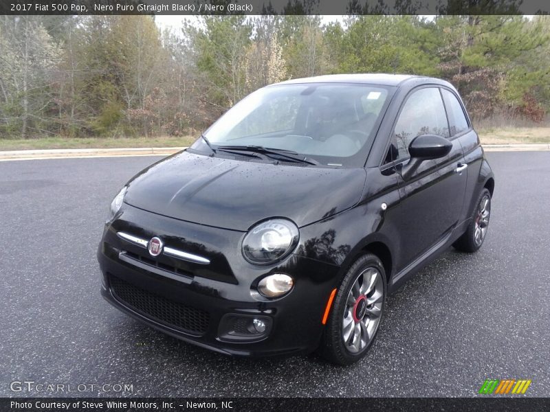 Nero Puro (Straight Black) / Nero (Black) 2017 Fiat 500 Pop