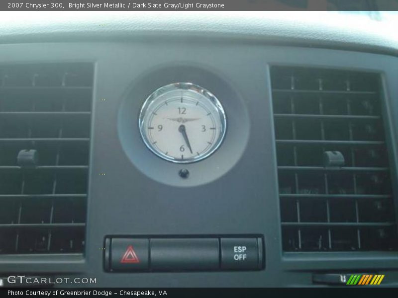 Bright Silver Metallic / Dark Slate Gray/Light Graystone 2007 Chrysler 300