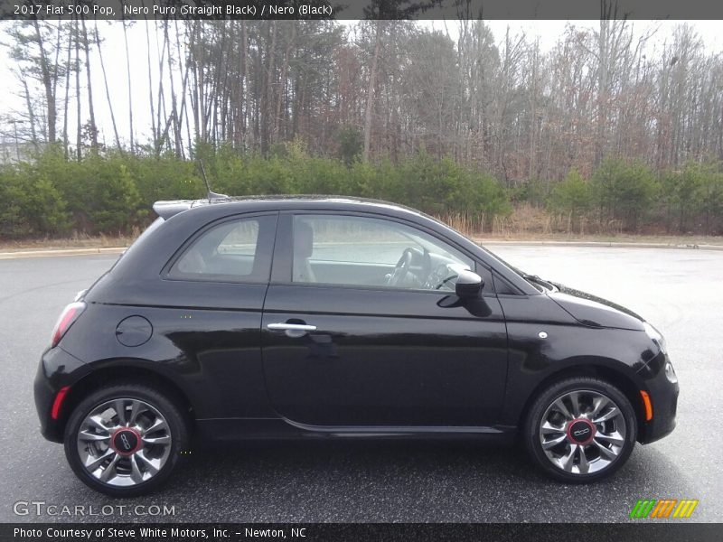 Nero Puro (Straight Black) / Nero (Black) 2017 Fiat 500 Pop