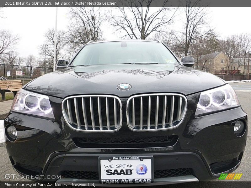 Jet Black / Oyster Nevada Leather 2011 BMW X3 xDrive 28i