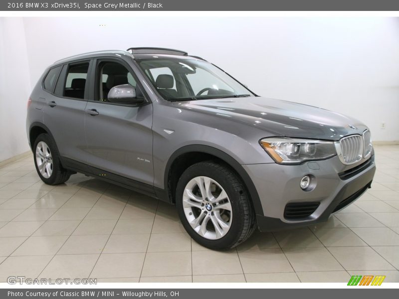 Space Grey Metallic / Black 2016 BMW X3 xDrive35i