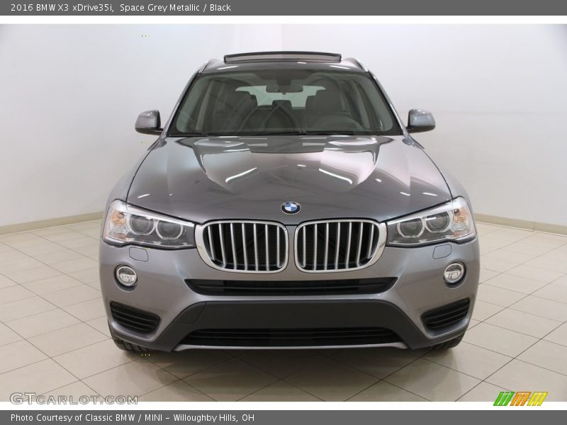 Space Grey Metallic / Black 2016 BMW X3 xDrive35i