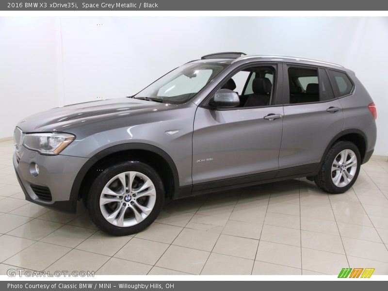 Space Grey Metallic / Black 2016 BMW X3 xDrive35i