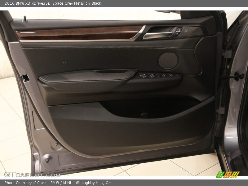Space Grey Metallic / Black 2016 BMW X3 xDrive35i