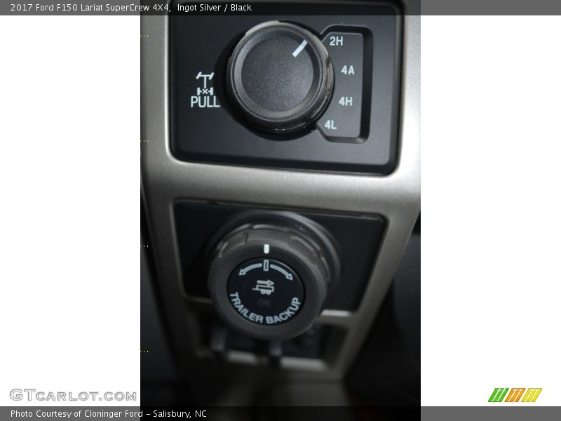 Ingot Silver / Black 2017 Ford F150 Lariat SuperCrew 4X4