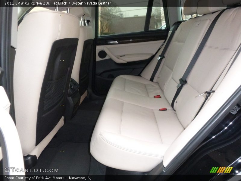 Jet Black / Oyster Nevada Leather 2011 BMW X3 xDrive 28i