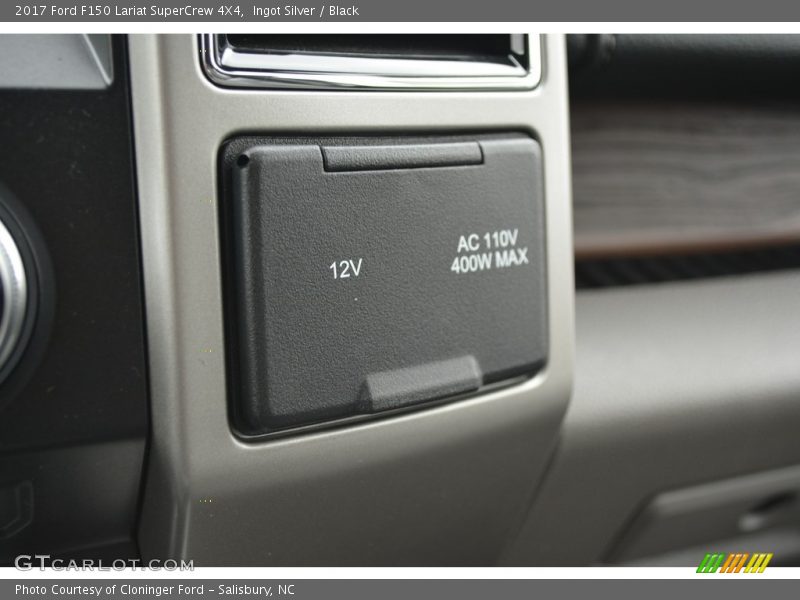 Ingot Silver / Black 2017 Ford F150 Lariat SuperCrew 4X4