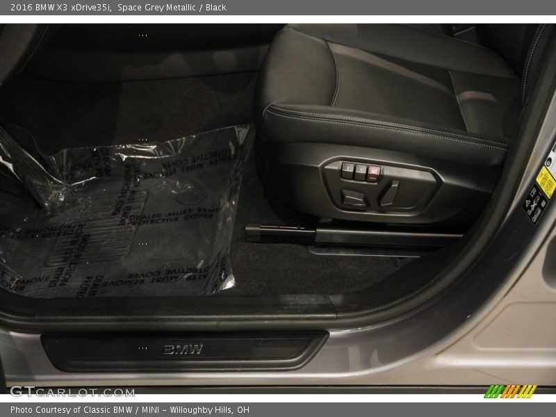 Space Grey Metallic / Black 2016 BMW X3 xDrive35i