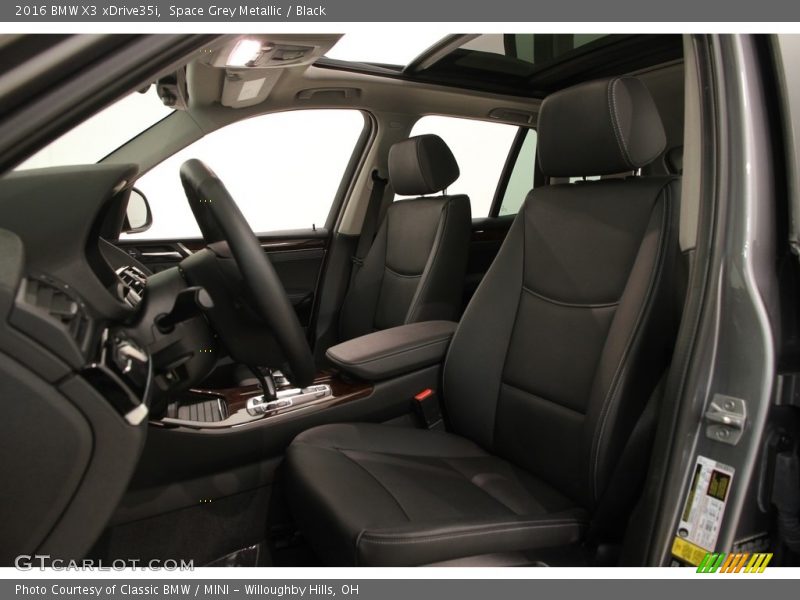 Space Grey Metallic / Black 2016 BMW X3 xDrive35i
